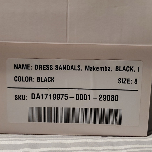 JustFab black sandal heels - Picture 2 of 2